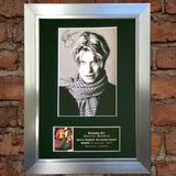 DAVID BOWIE Mounted Signed Photo Reproduction Autograph Print A4 66