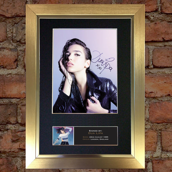 DUA LIPA Quality Autograph Mounted Signed Photo Reproduction Print A4 691