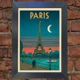 PARIS VINTAGE RETRO TRAVEL Poster Nostalgic Home Print Wall Art Decor #64