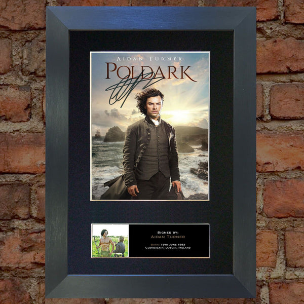 POLDARK Aidan Turner Quality Autograph Mounted Signed Photo RePrint Poster 741