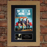 TWO DOOR CINEMA CLUB Mounted Signed Photo Reproduction Autograph Print A4 281