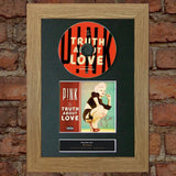 PINK The Truth About Love Album Signed CD COVER MOUNTED A4 Autograph Print 10