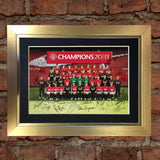 MANCHESTER UTD 2013 Mounted Signed Photo Reproduction Autograph Print A4 54