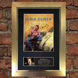 JAMIE OLIVER Mounted Signed Photo Reproduction Autograph Print A4 15