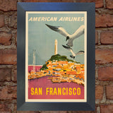 SAN FRANCISCO #3 VINTAGE RETRO TRAVEL Poster Nostalgic Home Print Wall Decor #68