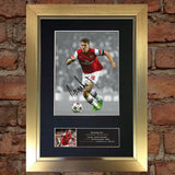 AARON RAMSEY football Signed Autograph Mounted Photo REPRODUCTION PRINT A4 403