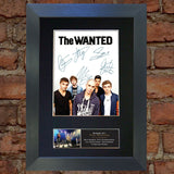 THE WANTED Mounted Signed Photo Reproduction Autograph Print A4 208