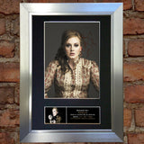 ADELE Signed Mounted Signed Photo Reproduction Autograph Print A4 251