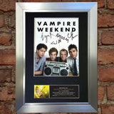 VAMPIRE WEEKEND Quality Autograph Mounted Signed Photo Reproduction PRINT A4 369