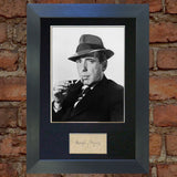 HUMPHREY BOGART Mounted Signed Photo Reproduction Autograph Print A4 23