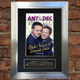 ANT AND DEC Mounted Signed Photo Reproduction Autograph Print A4 16