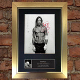 IGGY POP Signed Autograph Mounted Photo Repro A4 Print 439