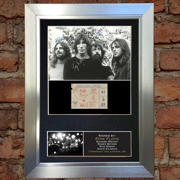 PINK FLOYD Autograph Mounted Signed Photo Reproduction Print A4 193