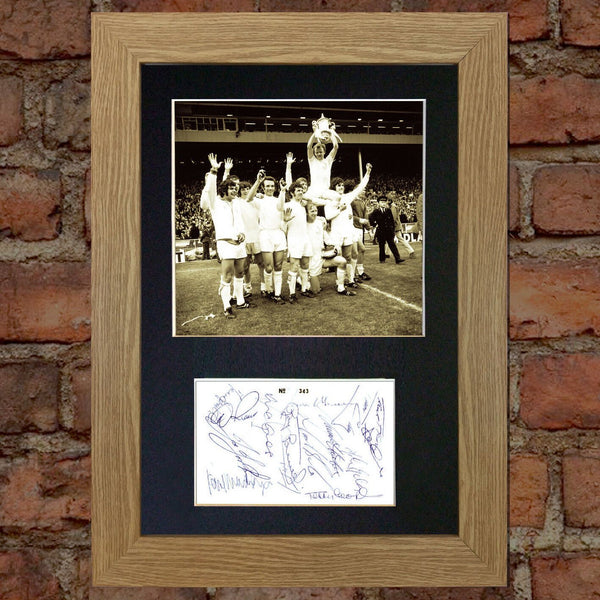 LEEDS UNITED 1972 Autograph Mounted Photo Repro A4 Print 441