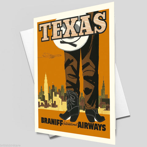 TEXAS VINTAGE RETRO TRAVEL Poster Nostalgic Home Print Wall Art Decor #71