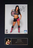 A J LEE WWE Wrestler Quality Reproduction Autograph Mounted Photo Print A4 570