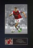 AARON RAMSEY football Signed Autograph Mounted Photo REPRODUCTION PRINT A4 403
