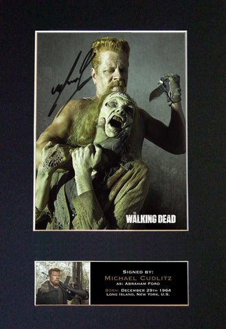 ABRAHAM FORD The Walking Dead Signed Autograph Mounted Photo Repro A4 Print 630