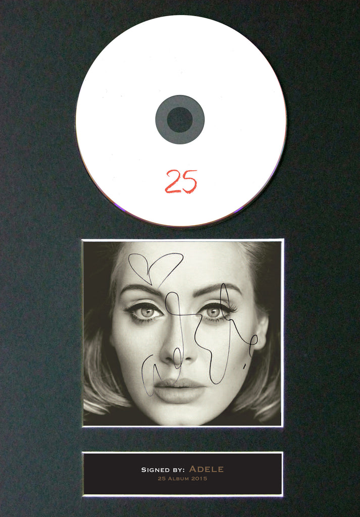 70 ADELE 25 CD – The Autograph Gallery