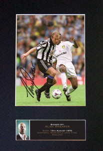 ALAN SHEARER Newcastle Signed Autograph Mounted Photo REPRODUCTION PRINT A4 640