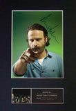 ANDREW LINCOLN The Walking Dead Signed Autograph Mounted Photo PRINT A4 562