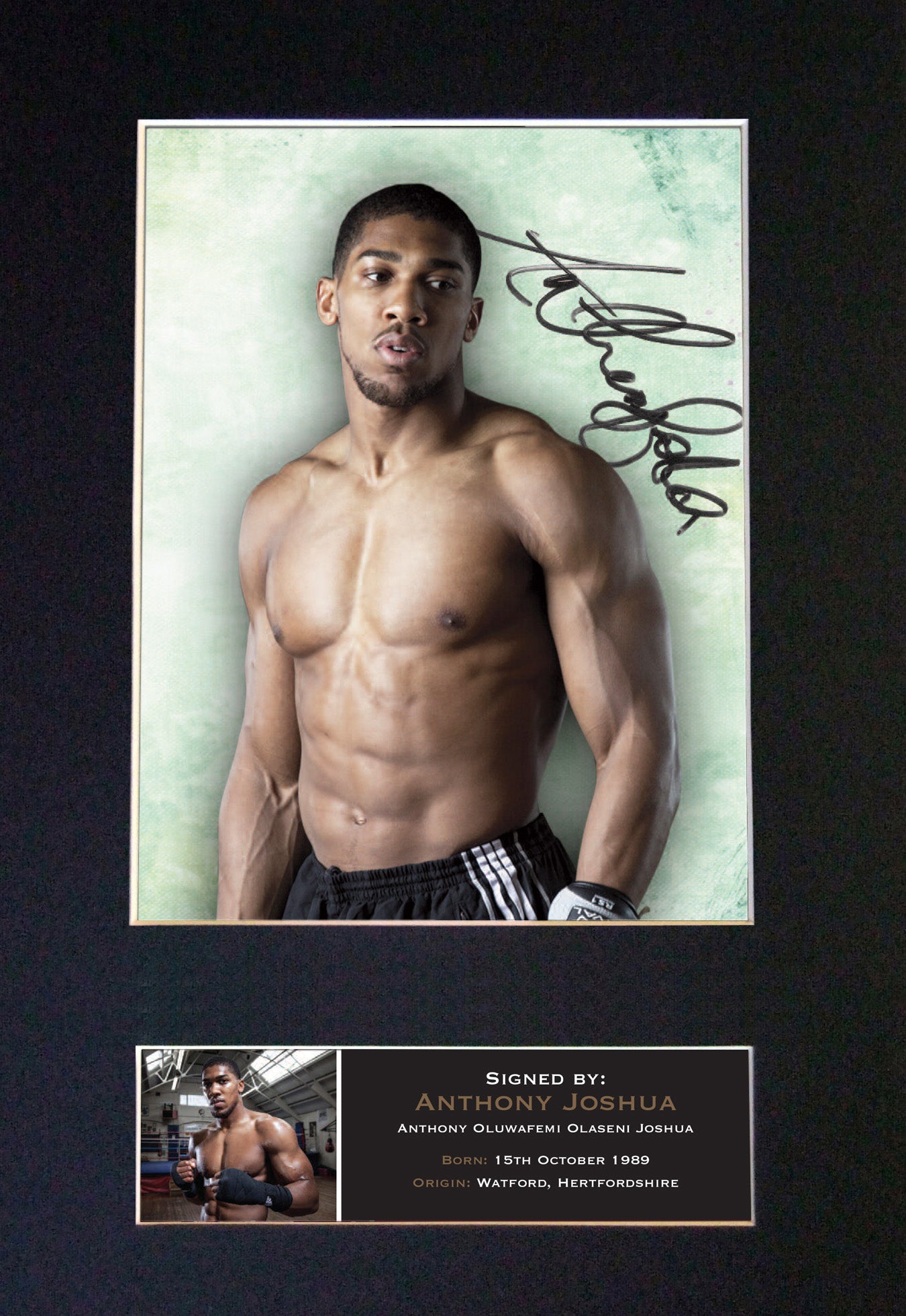 ANTHONY JOSHUA Boxing Quality Autograph Mounted Signed Photo Repro A4 Print 578