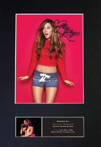 ARIANA GRANDE Quality Autograph Mounted Signed Photo PRINT A4 449