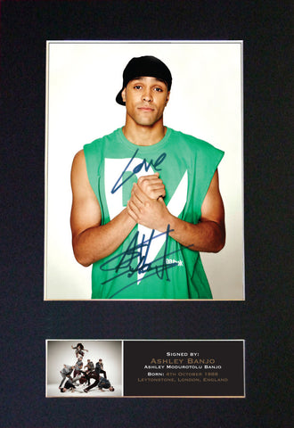 ASHLEY BANJO Diversity Signed Autograph Quality Mounted Photo PRINT A4 526