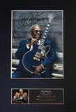 BB KING Signed Autograph Mounted Photo Reproduction PRINT A4 565