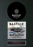 BASTILLE All This Bad Blood Album Signed CD COVER MOUNTED A4 Autograph Print 31