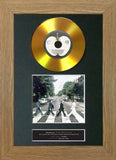 #137 The Beatles - Abbey Road GOLD DISC Album Signed Autograph Mounted Repro