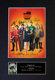 THE BIG BANG THEORY Mounted Signed Photo Reproduction Autograph Print A4 272