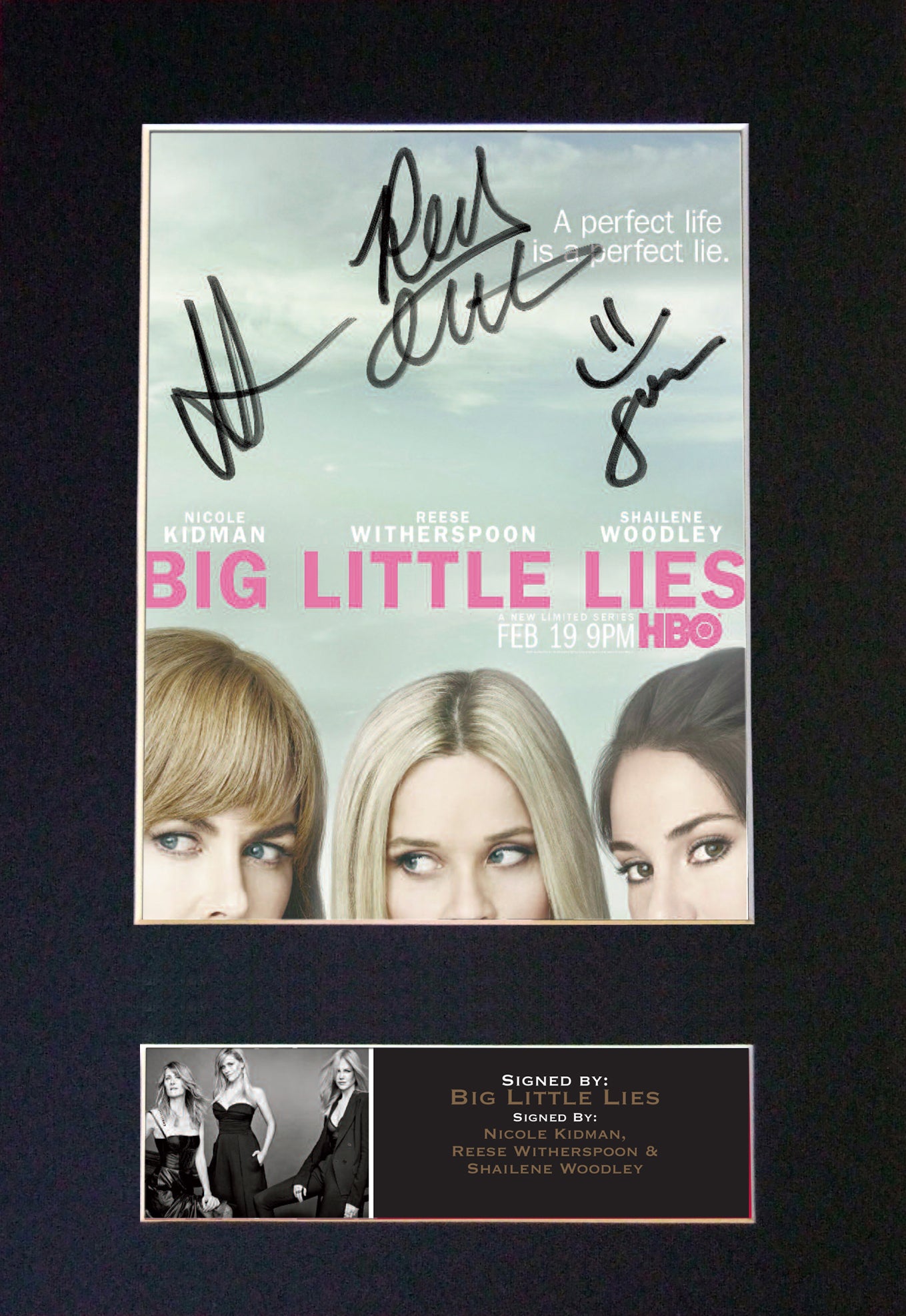 BIG LITTLE LIES Quality Signed Photo Autograph Mounted Repro A4 Print 646