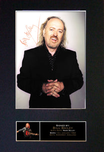 BILL BAILEY Mounted Signed Photo Reproduction Autograph Print A4 109