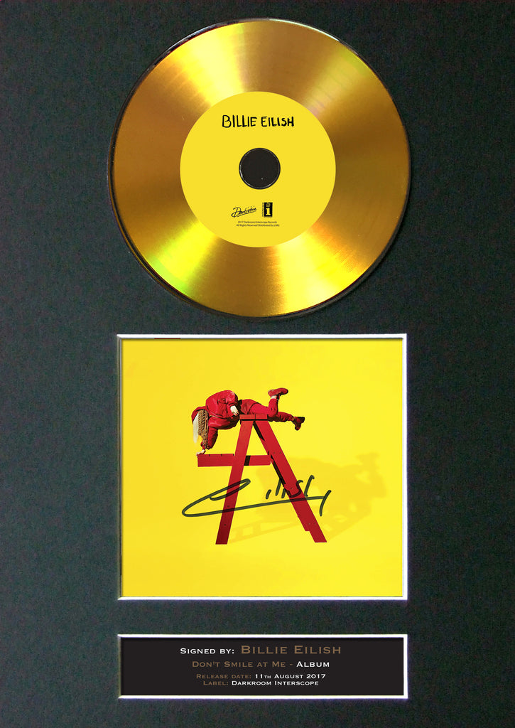 195 Billie Eilish - Don't Smile At Me Gold CD – The