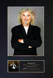 BILLY CONNOLLY Mounted Signed Photo Reproduction Autograph Print A4 176