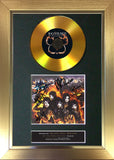 #103 GOLD DISC BLACK VEIL BRIDES World on Fire Signed Autograph Mounted Repro A4