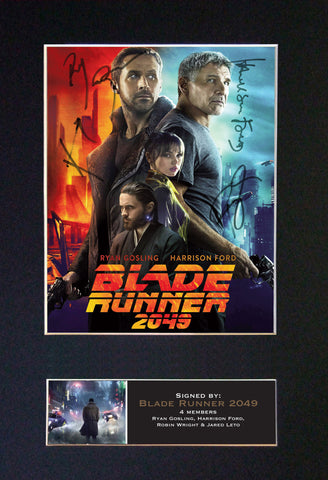 BLADE RUNNER 2049 Quality Autograph Mounted Signed Photo Repro Print A4 720