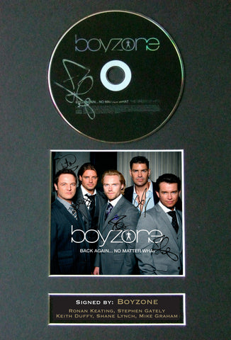 BOYZONE Gately Keating Signed Autograph CD & Cover Photo Repro A4 Print (26)