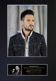 BRANDON FLOWERS Mounted Signed Photo Reproduction Autograph Print A4 160
