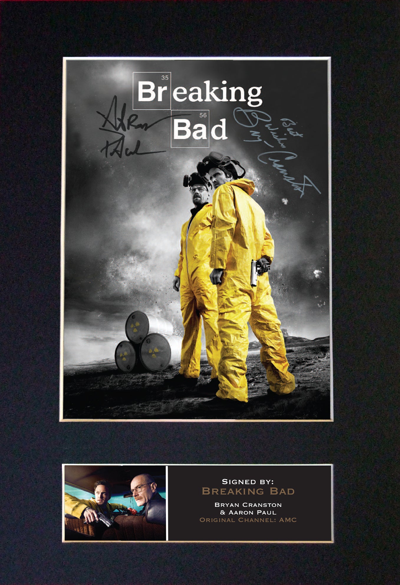 BREAKING BAD Mounted Signed Photo Reproduction Autograph Print A4 362