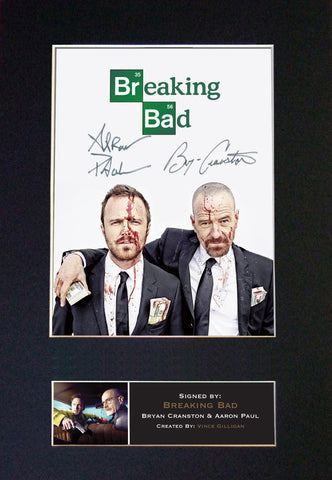 BREAKING BAD #2 Signed Autograph Mounted Photo RE-PRINT A4 Cranston Paul 432