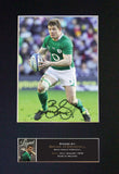 BRIAN ODRISCOLL Quality Reproduction Autograph Mounted Photo Print A4 572