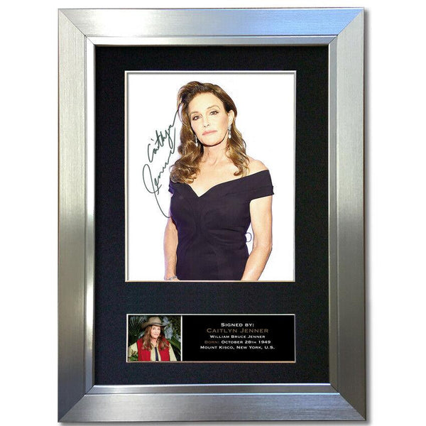 Caitlyn Jenner Kardashians Autograph Mounted Signed Bruce Jenner Photo Print 837