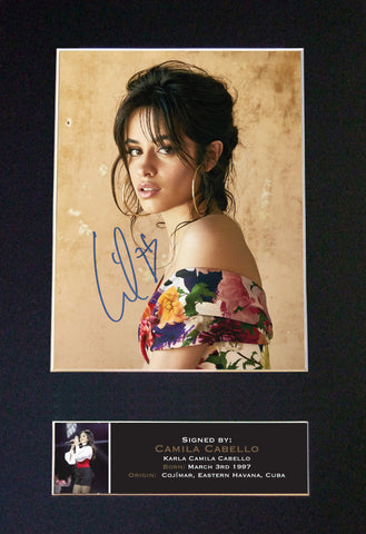 CAMILA CABELLO Quality Autograph Mounted Signed Photo Reproduction Print A4 698