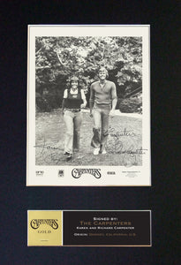 THE CARPENTERS (RARE) Quality Autograph Mounted Signed Photo Repro Print A4 693
