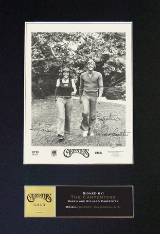 THE CARPENTERS (RARE) Quality Autograph Mounted Signed Photo Repro Print A4 693