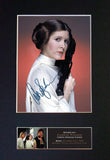 CARRIE FISHER Princess Leia Star Wars Signed Autograph Mounted PRINT A4 540