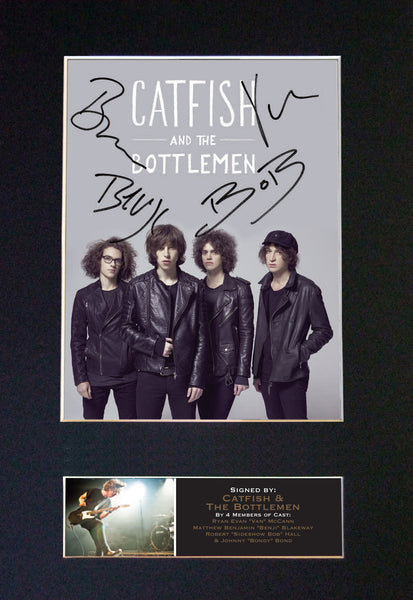 Catfish & The Bottle Man Signed Autograph Quality Mounted Photo Repro A4 Print 648