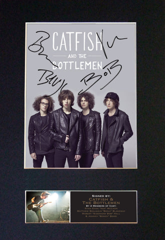 Catfish & The Bottle Man Signed Autograph Quality Mounted Photo Repro A4 Print 648
